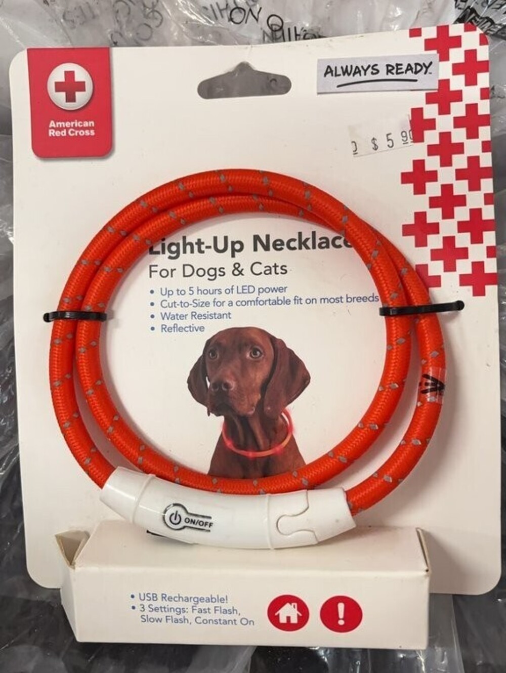 Safety Collar for Dogs - ARC LED Light-Up collar for Dogs & Cats